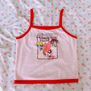 Powerpuff girls pink tank top